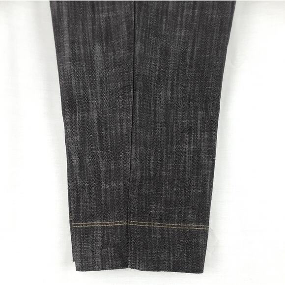 MY LIL BUMP Charcoal Denim Maternity Jeans Pedal Pusher Capris Size L Motherhood - Picture 4 of 6